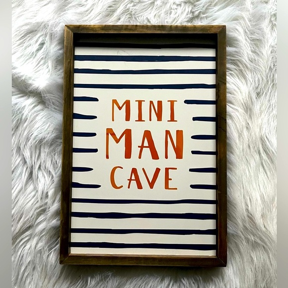 Mini Man Cave Framed Home Decor - Picture 2 of 5